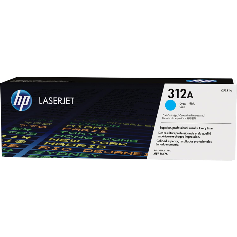 حبر ليزر اتش بي 312A ازرق CF381A