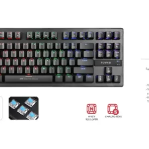 Gaming Keyboard Double shot keycap 50 million KG901 لوحة مفاتيح العاب
